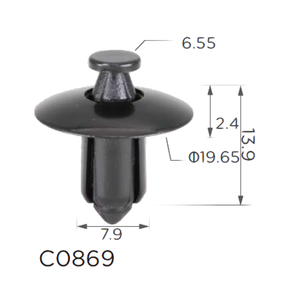 A presión (botón pasadores) Toyota, Nissan (6777152010B1, 0155304233, 67771520101, 6777152010O, 6777152010GO, 01553-01553-05 1, 67771-52010-B0, 6777152010B0, 01553-04233, 01553-01553, 0155301553, 01553 -09431, 0155309431, 11588, 11569) Imagen